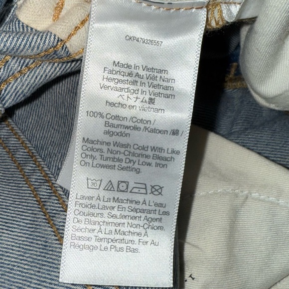 Madewell Low-Slung Straight Jeans Olvera Wash Size 28 - Picture 10 of 11